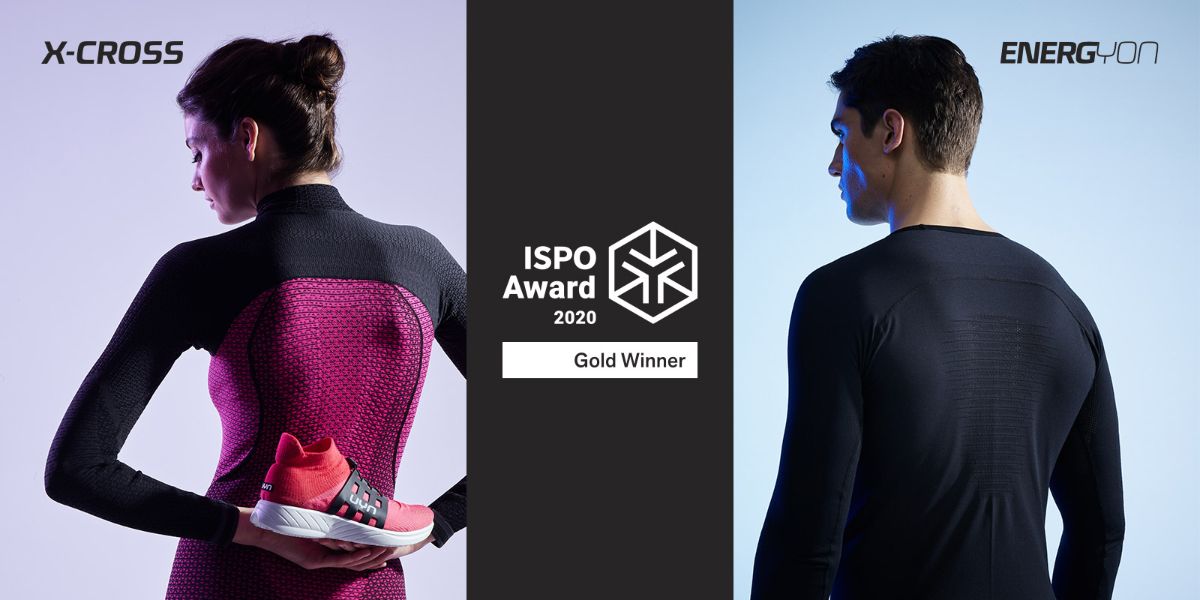 ISPO news: UYN vince il Gold Award con le scarpe X-Cross e l’intimo Energyon